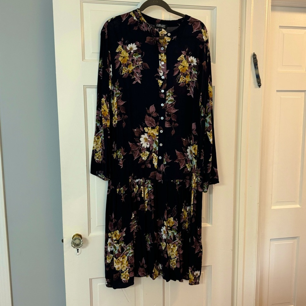 Japparel Floral Shirt Dress